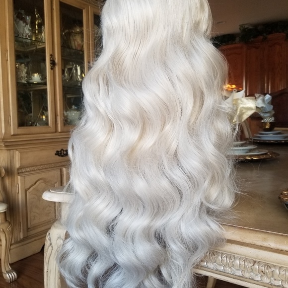 White Blonde Lace Front Wig